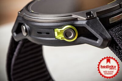 Garmin Enduro 3 Titanium DLC, Black UltraFit Nylon Band