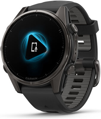 Garmin Fenix 8 AMOLED 43 mm, Sapphire Carbon Gray DLC Titanium Black