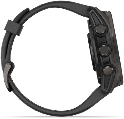 Garmin Fenix 8 AMOLED 43mm, Sapphire Carbon Gray DLC Titanium Black