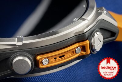 Garmin Fenix 8 AMOLED 47 mm, Sapphire Titanium Graphite Spark Orange Band (rozbalené)