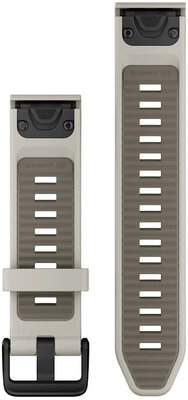Silikonový řemínek Garmin 20mm, Fog Gray/Dark, QuickFit, 010-13391-06