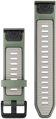 Silikonový řemínek Garmin 20mm (pro Garmin Fenix 8/7S/6S (43mm), aj.), zelený, QuickFit, 010-13391-02