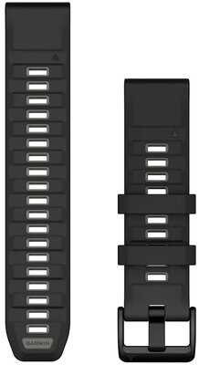 Silikonový řemínek Garmin 22mm (pro Garmin Fenix 8/7/6 (47mm), Epix 2 aj.), černý V2, QuickFit, 010-13392-00