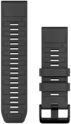 Silikonový řemínek Garmin 26mm (pro Garmin Fenix 8/7X/6X (51mm), Tactix aj.), šedý V5, QuickFit, 010-13393-07