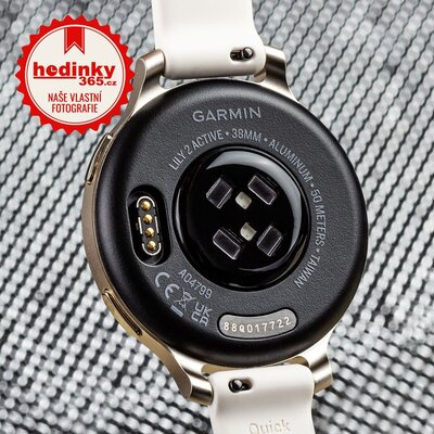 Garmin Lily 2 Active Lunar Gold / Bone Silicone Band