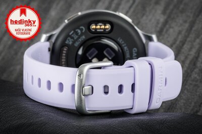 Garmin Lily 2 Active Silver / Purple Jasmine Silicone Band