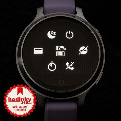 Garmin Lily 2 Active Silver / Purple Jasmine Silicone Band
