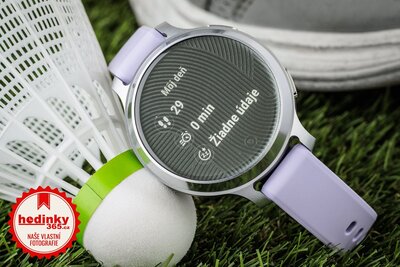 Garmin Lily 2 Active Silver / Purple Jasmine Silicone Band