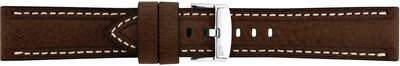 Kožený řemínek Morellato Carra 6023E22.032 M, hnědý, rycyklovaný materiál