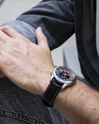 Alpina Startimer Pilot Quartz Worldtimer AL-255BRB4S26