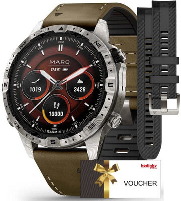 Garmin MARQ 2 Adventurer Damascus Steel Edition (Premium) (+ náhradní řemínek)