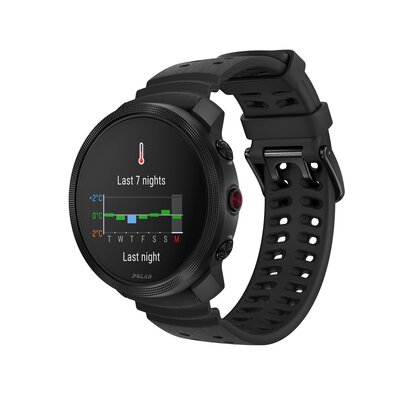 Polar Vantage M3 Night Black, velikost S-L