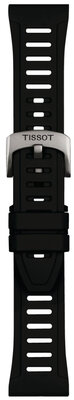 Silikonový řemínek Tissot T852.049.249 21mm, černý (vel. XS), Quick Release