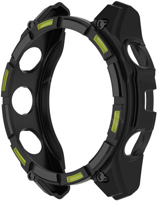Ochranný kryt (pro Garmin Enduro 3), silikonový, Black/Lime