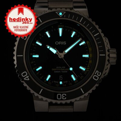 Oris Aquis Depth Gauge Automatic 01 733 7755 4154-Set MB