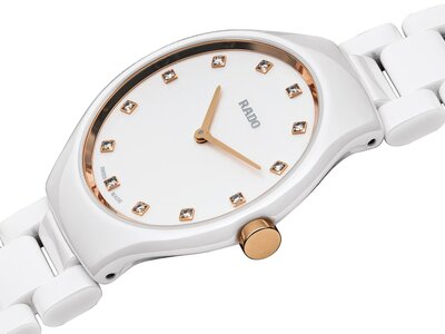 Rado True Round Thinline Diamonds Quartz R27958722