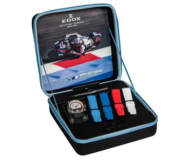 Edox Chronorally Chronograph 45 38003-tinrcanbr BMW Limited Edition 600pcs (+ 4 náhradní řemínky)
