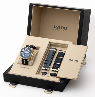 Rado Captain Cook Chronograph Automatic R32146208 (+ 2 náhradní řemínky)