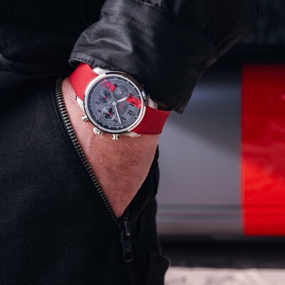 Union Glashütte Belisar Chronograph D009.427.16.082.09 Speedster 2024 Limited Edition 388pcs (+ náhradní řemínek)