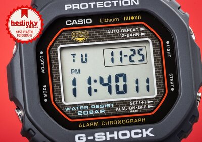 Casio G-Shock Original DW-5000R-1AER Re-creating the original design of the first G-Shock (rozbalené)