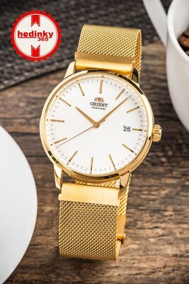 Ocelový náramek Ricardo Milanese, Gold, magnetický 20mm