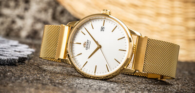 Ocelový náramek Ricardo Milanese, zlatý, magnetický 20mm