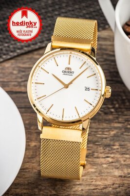 Ocelový náramek Ricardo Milanese, zlatý, magnetický 20mm