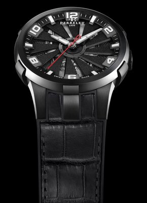 Perrelet Turbine Skull A1093/S1 Limited Edition 99pcs (+ náhradní řemínek)
