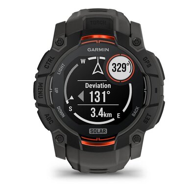 Garmin Instinct 3 SOLAR 50mm, Charcoal