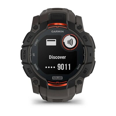 Garmin Instinct 3 SOLAR 50mm, Charcoal