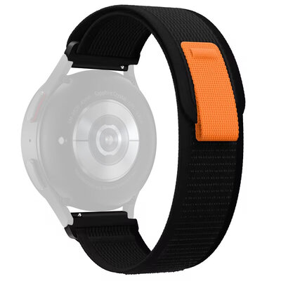 Nylonový řemínek Ricardo 20mm (pro Garmin Venu, Venu Sq, Venu 2 plus aj.), černý, Quick Release
