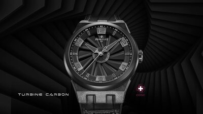 Perrelet Turbine Carbon Black Edition A4065/1 (+ náhradní řemínek)