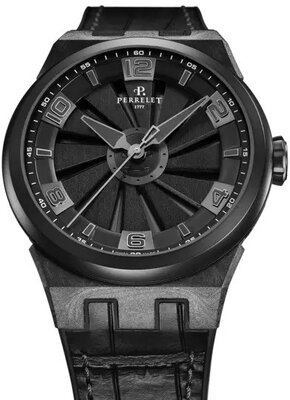 Perrelet Turbine Carbon Black Edition A4065/1 (+ náhradní řemínek)