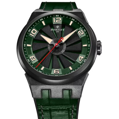 Perrelet Turbine Carbon Forest Green A4065/4
