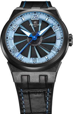 Perrelet Turbine Carbon Ice Blue A4065/5