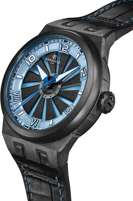 Perrelet Turbine Carbon Ice Blue A4065/5