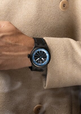 Perrelet Turbine Carbon Ice Blue A4065/5