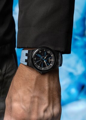 Perrelet Turbine Titanium 41 Ice Blue A4067/7