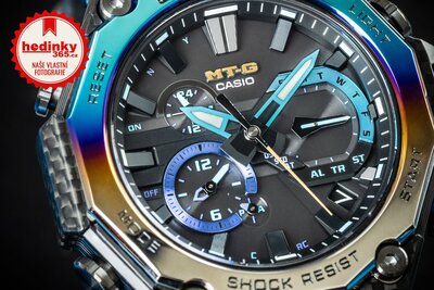 Casio G-Shock MT-G Dual Core Guard Carbon Monocoque MTG-B2000YST-1AER Storm Chaser Edition