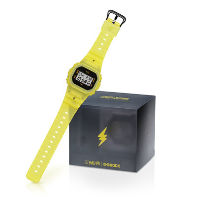 Casio G-Shock Original DWE-5600JB-1A9ER J. Balvin Collaboration (+náhradní řemínek a luneta)