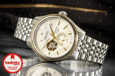 Seiko Presage Classic Series Automatic Open Heart SPB480SJ1 "Shiro-Iro"