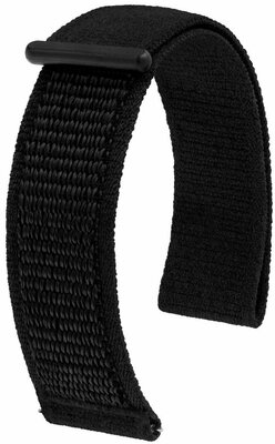Textilní řemínek Hirsch Vocem L 41409050-5, černý, suchý zip, délka L, Quick Release