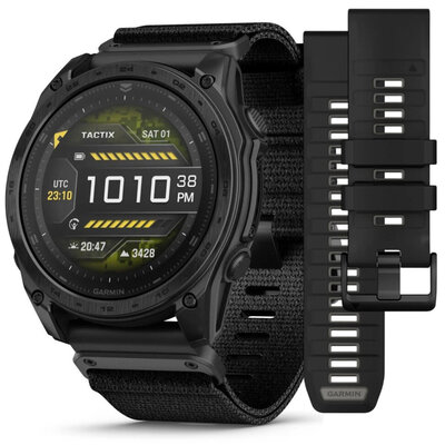Garmin Tactix 8 Sapphire AMOLED 51mm, Black (+ náhradní řemínek)