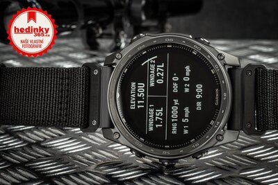 Garmin Tactix 8 Sapphire SOLAR Elite 51mm, Black (+ náhradní řemínek)