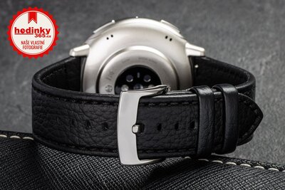 Amazfit Active 2 Premium (Round) Black Leather (+náhradní řemínek)