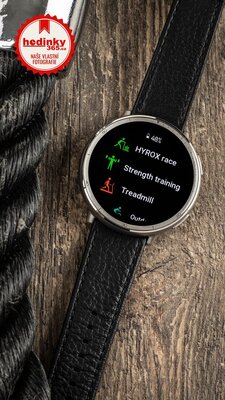 Amazfit Active 2 Premium (Round) Black Leather (+náhradní řemínek)