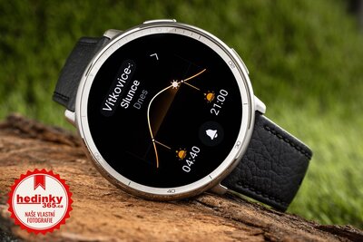 Amazfit Active 2 Premium (Round) Black Leather (+náhradní řemínek)