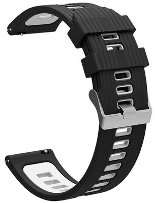 Silikonový řemínek Ricardo 22mm (Garmin Venu 3, Forerunner 265, Vívoactive 4 aj.), černý V3, Quick Release