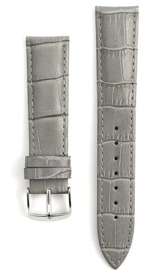 Kožený řemínek Ricardo Andria, šedý