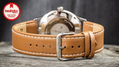 Kožený řemínek Ricardo Napoli, hnědý V1